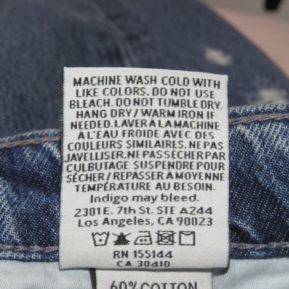 Boyish City Lights Billy High Rise Distressed Skinny Jeans - Picture 14 of 14